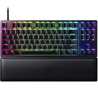 Razer Huntsman V2 Tenkeyless (Red Switch) - Optical Gaming Keyboard (Linear Optical Switches Gen-2, Doubleshot PBT Keycaps, Ergonomic Wrist Rest) US Layout | Black