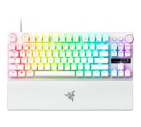 Razer Huntsman V3 Pro Tenkeyless 8KHz - TKL PC Gaming Keyboard - 8KHz HyperPolling - Analog Optical Switches - actuation 0,1-4,0mm - Snap Tap - Rapid Trigger - QWERTY US Layout | White