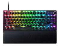Razer Huntsman V3 Pro Tenkeyless 8KHz - TKL PC Gaming Keyboard - 8KHz HyperPolling - Analog Optical Switches - actuation 0,1-4,0mm - Snap Tap - Rapid Trigger - QWERTZ UK Layout | Black
