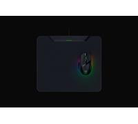 Razer HyperFlux V2 - Wireless charging mouse pad system for gaming mice - gaming mouse mat & charging puck (LED charging indicator, anti-slip rubber feet, auto-pairing) Black