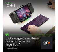 Razer Joro Portable Keyboard - Compact Backlit Wireless Keyboard - Bluetooth - WiFi - Low Profile - USB-C - Compatible with Apple MacOS & iOS - Windows PC - French AZERTY Keyboard | Black