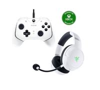 Razer Kaira HyperSpeed and Wolverine 2 Controller White Gaming Bundle for Xbox