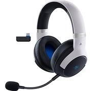 Razer Kaira Pro HyperSpeed Wireless Gaming Headset with Haptics for Playstation 5 / PS5, PS4, PC, Mobile: Titanium 50mm Drivers - Hybrid Mic - Low Latency Bluetooth - 30 Hr Battery - White & Black