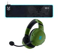 Razer Kaira Pro Wireless Headset + Goliathus Chroma Mouse Mat Bundle Halo Inf Ed