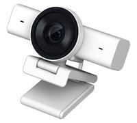 Razer Kiyo V2 X Webcam for Streaming and Meetings, 1440p 60 FPS, White | AI Powered Auto-Framing, Built-in Microphone, Ultrawide Angle Lens, Privacy Cover, Works with OBS, Discord, Zoom, Teams