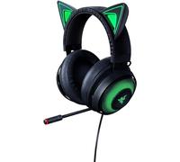 Razer Kraken Kitty Edition - Gaming Headset (The Cat Ears USB Gaming Headset, Chroma Lighting, Wired for Cross-Platform Gaming, 50 mm Driver, 3.5 mm Cable with Line Controls) Black