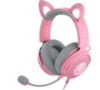 Razer Kraken Kitty Edition V2 Pro - Wired RGB Headset with Interchangeable Ears (Interchangeable Ears, Stream Reactive Lighting, TriForce Titanium 50