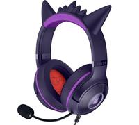 Razer Kraken Kitty V2 - Gengar Edition - USB Headset (Gengar Spikes, Stream Reactive Lighting, HyperClear Cardioid Mic, TriForce 40mm Drivers, 7.1 Surround Sound) Violet
