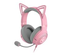 Razer Kraken Kitty V2 Wired RGB Headset Quartz Pink 7.1 Surround Kitty Ears Mic