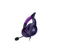 Razer Kraken Kitty V2 - Gengar Edition - USB Headset (Gengar Spikes, Stream Reactive Lighting, HyperClear Cardioid Mic, TriForce 40mm Drivers, 7.1 Surround Sound) Violet