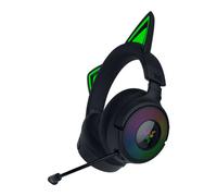 Razer Kraken Kitty V3 Pro Wireless Headset, Black, 40mm Titanium Drivers, HyperC