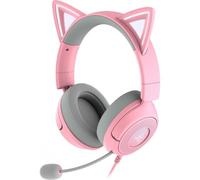 Razer Kraken Kitty V3 - Wired RGB Kitty Headset for Streamers - Stream Reactive Ears - 40 mm Drivers - HyperClear Cardioid Mic - 7.1 Surround Sound | Quartz