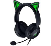 Razer Kraken Kitty V3 - Wired RGB Kitty Headset for Streamers - Stream Reactive Ears - 40 mm Drivers - HyperClear Cardioid Mic - 7.1 Surround Sound | Black