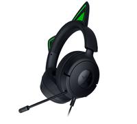 Razer Kraken Kitty V3 X - Wired Kitty Headset for Gaming - Iconic Kitty Ears - 270g Lightweight - HyperClear Cardioid Mic - TriForce 40 mm Drivers - 3,5mm Audio Jack | Black
