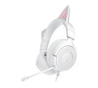 Razer Kraken Kitty V3 X Headset, White, 40mm Triforce Drivers, HyperClear Unidir