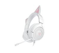 Razer Kraken Kitty V3 X - Wired Kitty Headset for Gaming - Iconic Kitty Ears - 270g Lightweight - HyperClear Cardioid Mic - TriForce 40 mm Drivers - 3,5mm Audio Jack | White