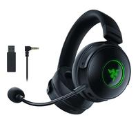Razer Kraken V3 Pro HyperSense Wireless Gaming Headset with Feel Technology: Triforce Titanium 50mm Driver, THX Spatial Audio, HyperSpeed Wireless, Hybrid Fabric and