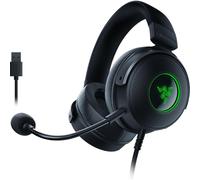 Razer Kraken V3 - Wired USB Gaming Headset with Razer Chroma RGB (TriForce 50 mm Drivers, THX Spatial Audio, HyperClear Cardioid Mic, Chroma RGB) Bla