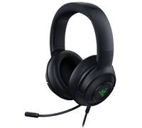 Razer Kraken V3 X Gaming Headset: 7.1 Surround Sound - Triforce 40mm Drivers - HyperClear Bendable Cardioid Mic - Chroma RGB Lighting - for PC - Classic Black