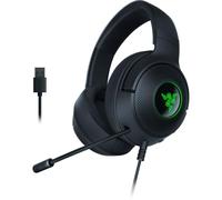 Razer Kraken V3 X USB - Wired USB Gaming Headset (ultra-lightweight at 285g, TriForce 40 mm drivers, HyperClear Cardioid Microphone, 7.1 surround sound, Chroma RGB) Black
