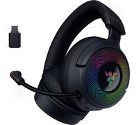 Razer Kraken V4 Wireless Gaming Headset: 2.4GHz, Bluetooth, USB - Super Wideband Mic - 40 mm Drivers - 9 Zone RGB Lighting - for PC, Mac, PS5, Nintendo Switch, Steam Deck, Smartphone - Black