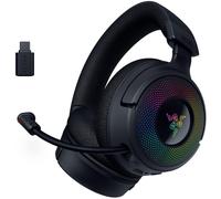 Razer Kraken V4 - Wireless Gaming Headset (3 Modes Connectivity, TriForce 40mm Drivers, 9-Zone RGB Earcup Lighting, Mix & Volume adjustments, THX Spa