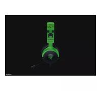 Razer Kraken V4 X Minecraft Edition - Wired USB PC Gaming Headset (TriForce 40mm Drivers, Retractable Cardioid Mic, Surround Sound, Chroma RGB, for PC & console via USB-C) Minecraft