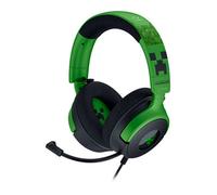 Razer Kraken V4 X Wired Gaming Headset: 40 mm Drivers - Cardioid Mic - Memory Foam Cushions - Chroma RGB Lighting - Type C & Type A Cable - for PC, Mac, PS5, Nintendo Switch - Minecraft Edition