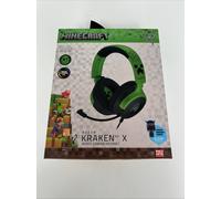 Razer Kraken V4 X Minecraft Edition - Wired USB PC Gaming Headset (TriForce 40mm Drivers, Retractable Cardioid Mic, Surround Sound, Chroma RGB, for PC & console via USB-C) Minecraft