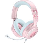 Razer Kraken V4 X Wired Gaming Headset: 40 mm Drivers - Cardioid Mic - Memory Foam Cushions - Chroma RGB Lighting - Type C & Type A Cable - for PC, Mac, PS5, Nintendo Switch 2 - My Melody Edition