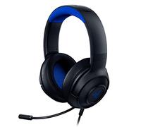 Razer Kraken X for Console - Wired Console Gaming Headset (Bendable Cardiod Microphone, Custom-Tuned 40 mm Drivers, 3.5 mm Connection, Oval Ear Cushions, Adjustable Headband) Black-Blue