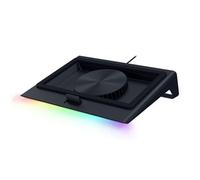 Razer Laptop Cooling Pad - Smart cooling pad for 14‘-18’ laptops - airtight pressure chamber (customizable fan curves, 3-port USB-A hub, removable multi-function buttons) Black