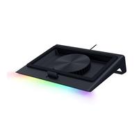 Razer Laptop Cooling Pad - Smart cooling pad for 14‘-18’ laptops - airtight pressure chamber (customizable fan curves, 3-port USB-A hub, removable multi-function buttons) Black