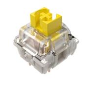 Razer Mechanical Switches-Set Pack - Yellow Linear - Optimized for Gaming - Transparent Housing with LED Lens (100-Million Keystroke Lifespan, Versatile 3-Pin Connectors) Yellow