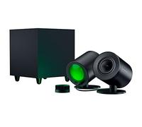 Razer Nommo V2 Pro - Full-Range 2.1 PC Gaming Speakers with Wireless Subwoofer (3” Full-Range Drivers with Aluminum Phase Plugs, Wireless Down-Firing Subwoofer, THX Spatial Audio) Black