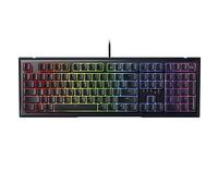 Razer Ornata V2 - Gaming Keyboard with Mecha-Membrane Keys (Hybrid Mecha-Membrane Switch, Chroma RGB Backlight, Digital Volume Wheel, Ergonomic Wrist Rest) Black|US Layout