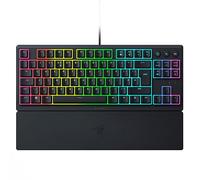 Razer Ornata V3 Tenkeyless - Compact Low Profile Gaming Keyboard (Mecha-Membrane Switches, UV-coated Keycaps, Backlit Dedicated Media Keys, Magnetic Soft-Touch Wrist Rest) QWERTY UK Layout | Black