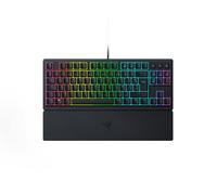 Razer Ornata V3 Tenkeyless - Low Profile Compact Gaming Keyboard (Mechanical Membrane Switches, Magnetic Wrist Rest, UV Varnished ABS Keys) AZERTY Keyboard | Black