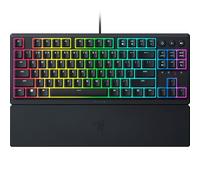 Razer Ornata V3 TKL Gaming Keyboard: Low-Profile Keys - Mecha-Membrane Switches - UV-Coated Keycaps - Backlit Media Keys - 8-Zone RGB Lighting - Spill-Resistant - Magnetic Wrist Wrest - Classic Black