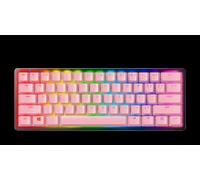 Razer PBT Keycap + Coiled Cable Upgrade Set: Durable Doubleshot PBT - Universal Compatibility - Keycap Removal Tool & Stabilizers - Tactically Coiled & Designed - Braided Fiber Cable - Quartz Pink