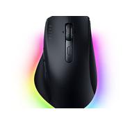 Razer Pro Click V2 - Wireless ergonomic mouse - AI Prompt Assist - 30K Optical Sensor - 3.5 months battery life (14 zones Chroma RGB, HyperScroll tiltable mouse wheel) Black