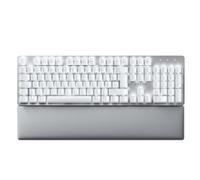 Razer Pro Type Ultra - Wireless Mechanical Keyboard for Maximum Productivity (Yellow Silent and Linear Keyboard Switches, Wrist Rest, Multi-Device Dongle, Bluetooth) QWERTY UK Layout | White