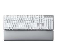 Razer Pro Type Ultra - Wireless Mechanical Keyboard for Maximum Productivity (Yellow Silent and Linear Keyboard Switches, Leatherette Wrist Rest, Multi-Device Dongle, Bluetooth) US Layout | White