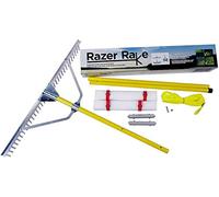 Razer Rake or Collapsible All-Purpose Aluminum Lake and Landscape Weed Rake