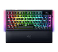 Razer RazeRazer BlackWidow V4 Pro 75% - Wireless Hot-Swappable Gaming-Keyboard - OLED Display (command dial, 4K Hz & Bluetooth connectivity, Snap Tap