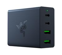 Razer USB-C GaN Charger - Portable Fast Charger (2X USB-C, 2X USB-A with US, EU