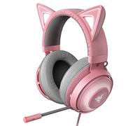 Razer RZ04-02980200-R3M1 Kraken Kitty Chroma USB Gaming Headset: Retractable Noise Cancelling Mic - Lightweight Aluminum F...