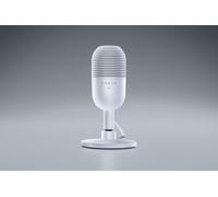 Razer Seiren V3 Mini - Ultra-compact USB Microphone (14 mm Condenser Mic, Supercardioid Pickup Pattern, Tap-to-Mute Sensor with LED Indicator, Built-in Shock Absorber, Plug-and-Play Design) White