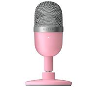 Razer Seiren Mini - USB Condenser Microphone for Streaming (Compact with Supercardioid Polar Pattern, Tiltable Stand, Integrated Shock Absorber) Quartz Pink