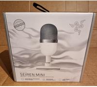 Razer Seiren Mini USB Condenser Microphone for Streaming with Stand in White